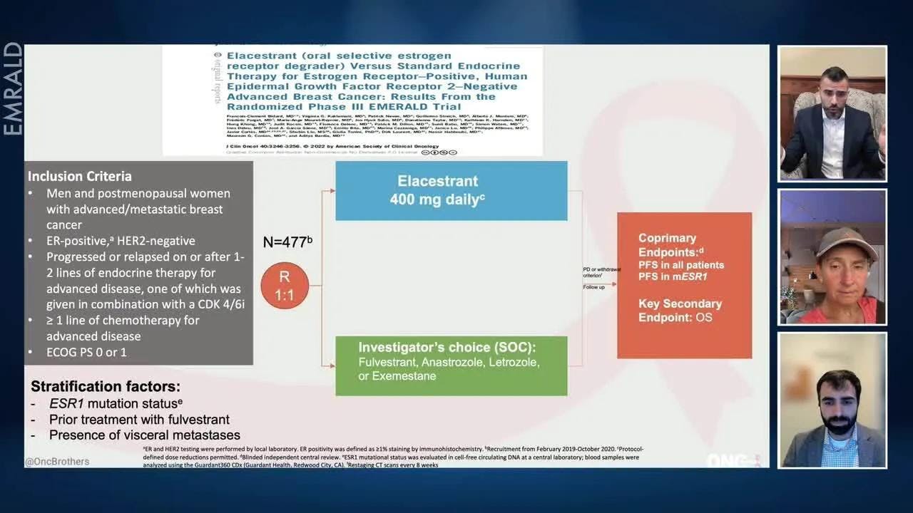 Key Takeaways From EMERALD: Elacestrant in Patients With Previously Treated ER+, HER2- Metastatic Breast Cancer