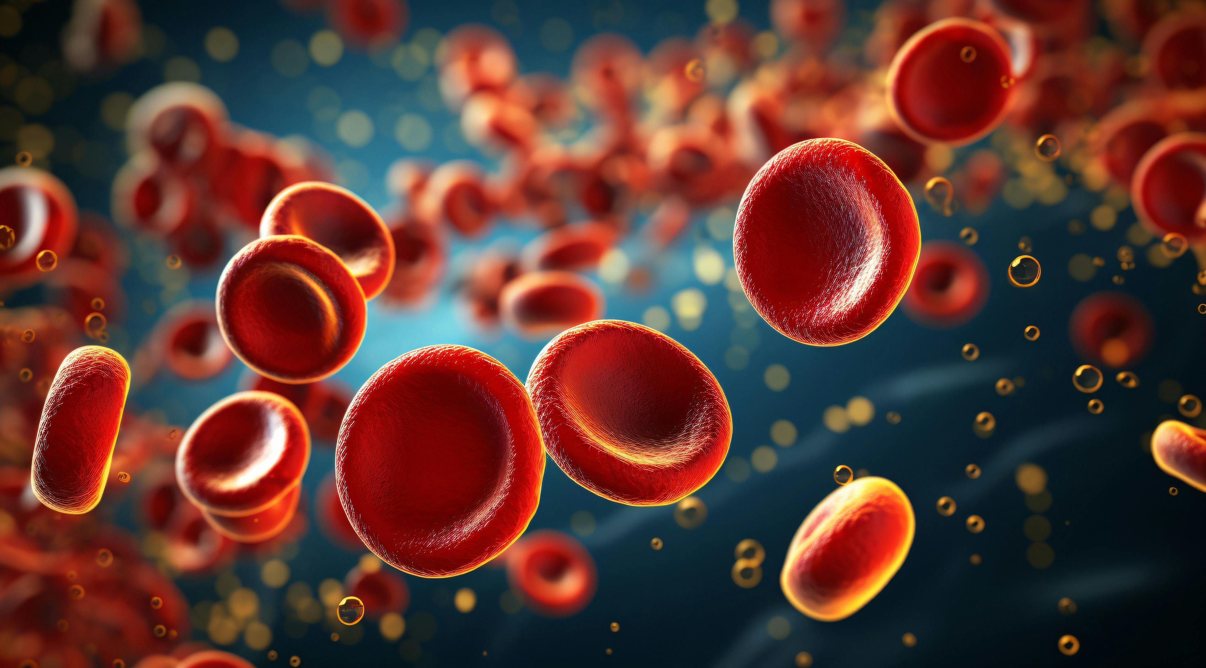 3D rendering of red blood cells flowing: © Kodjovi - stock.adobe.com