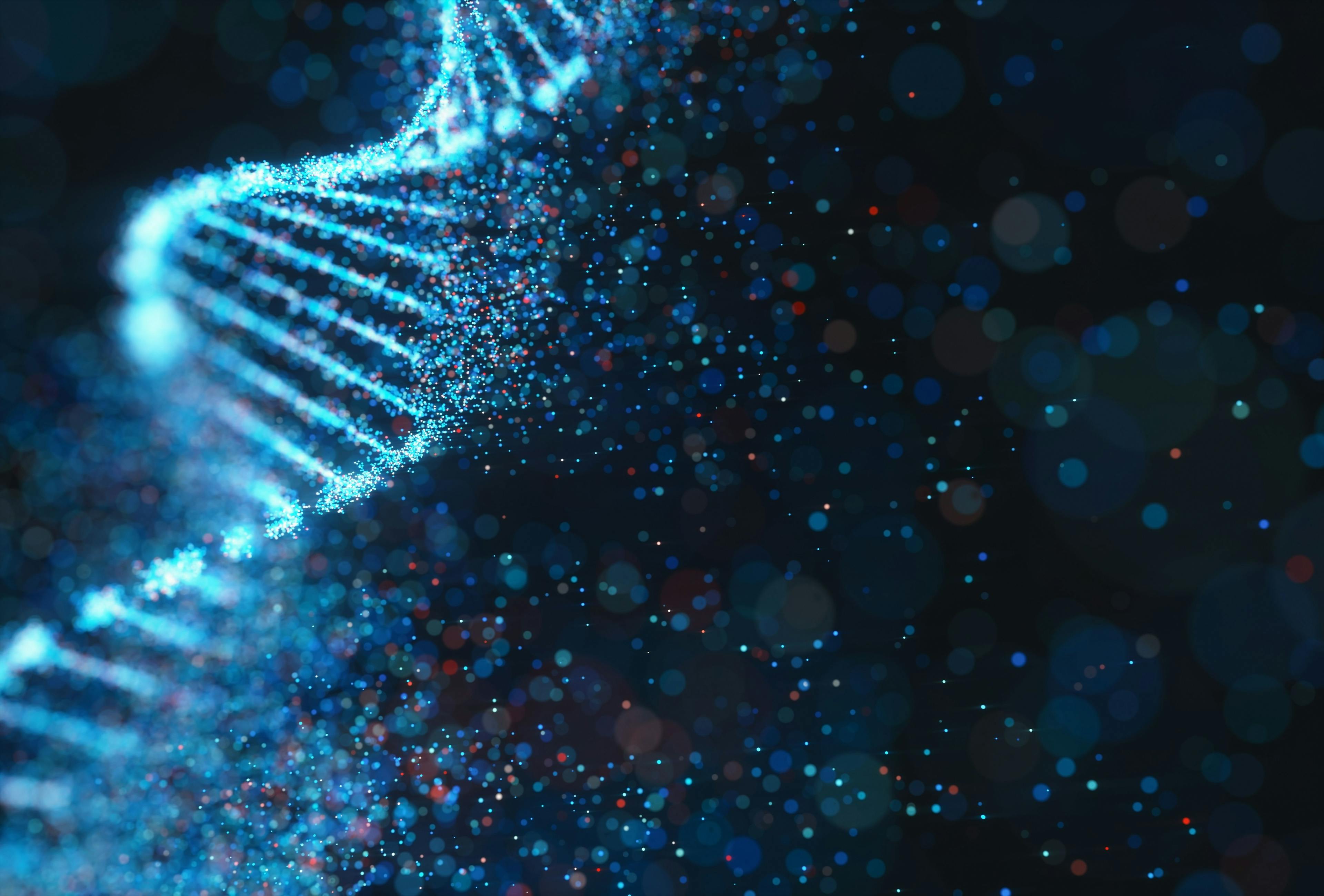 Colored Genetic Code DNA Molecule Structure | | Image Credit: © ktsdesign - www.stock.adobe.com