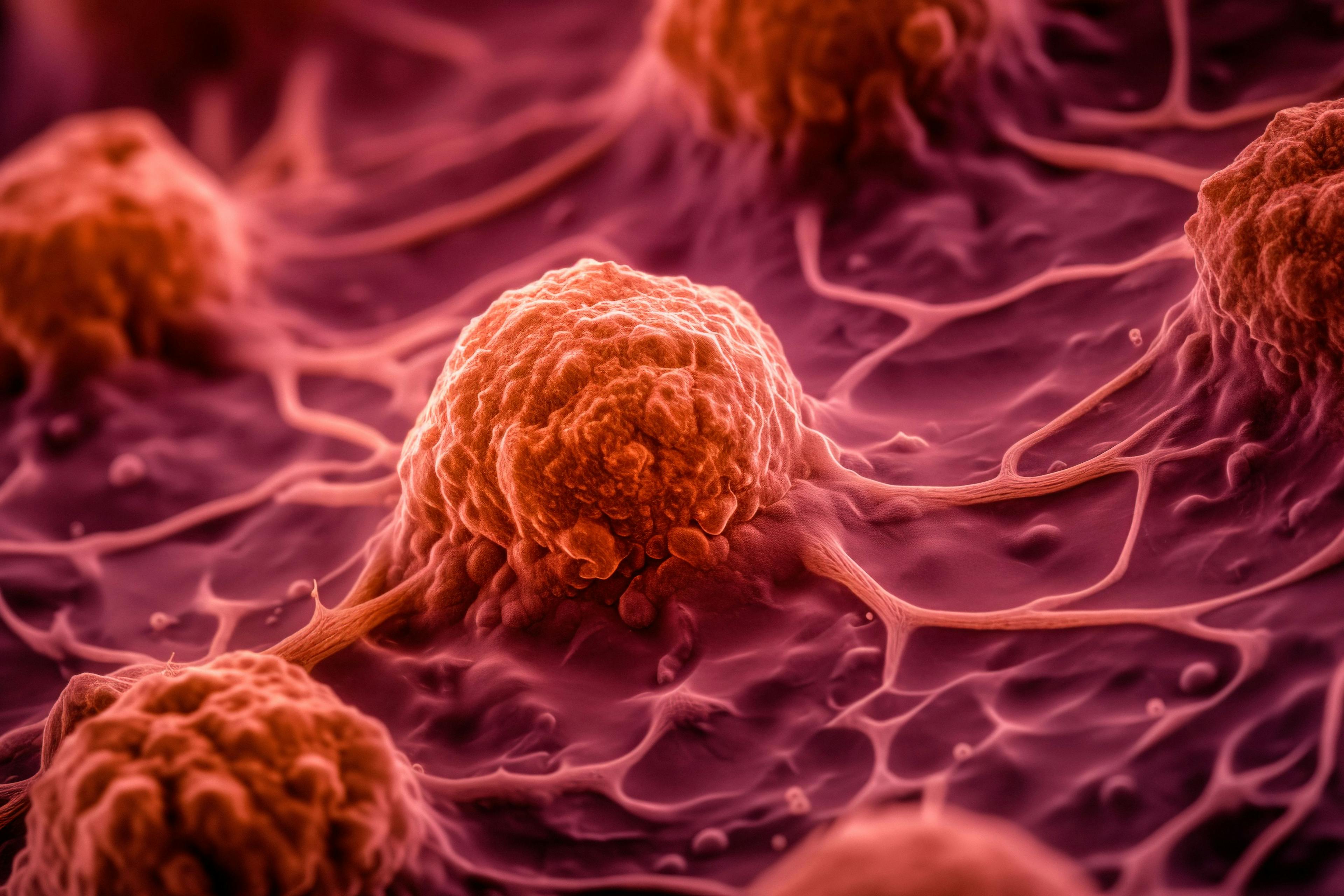 accurate illustration of a cancer cell spreading, generative ai | Image Credit: © Jezper - www.stock.adobe.com 
