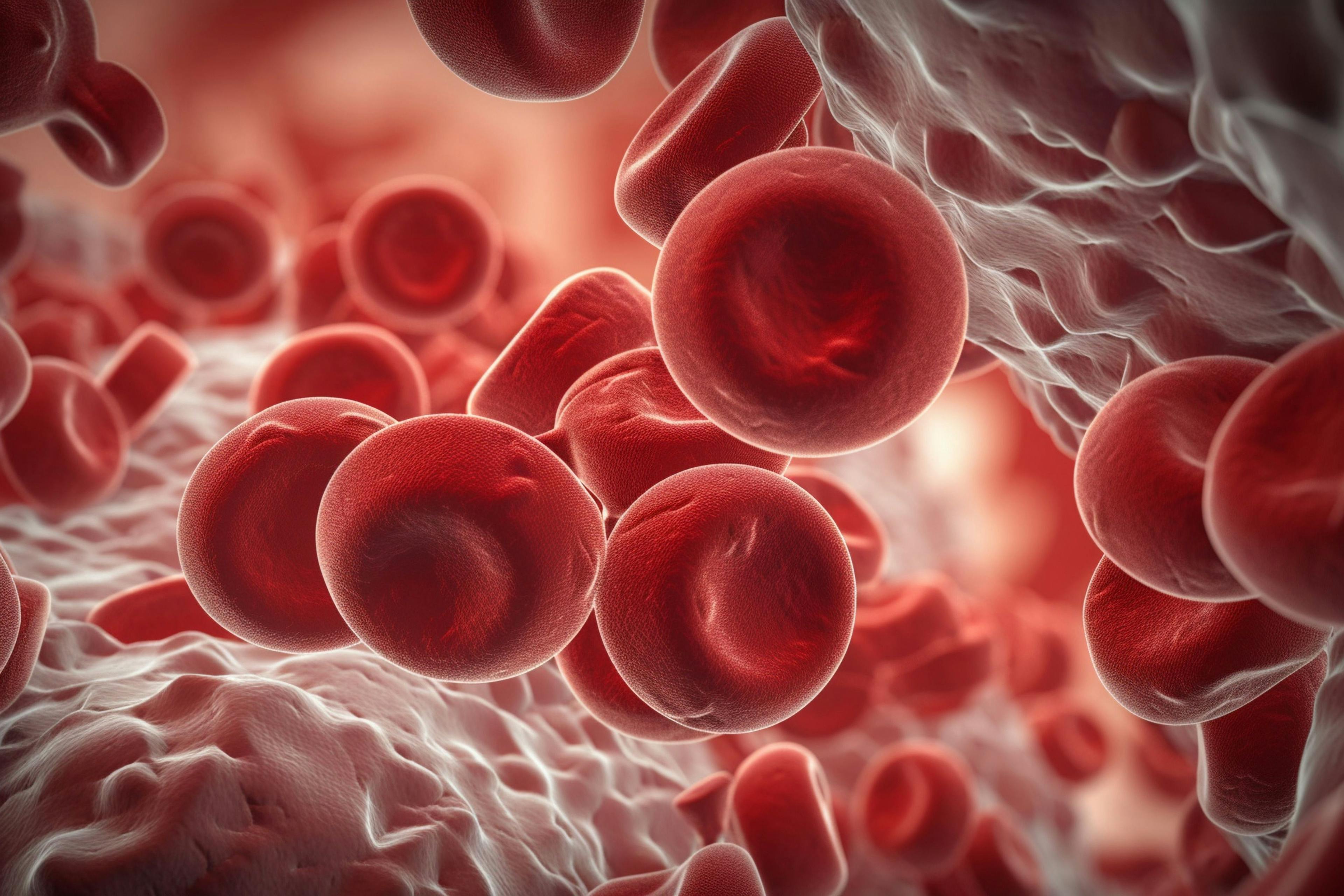Blood cells in a bone marrow biopsy, AI Generative | Image Credit: © Катерина Євтехова