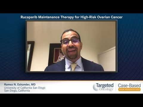 Rucaparib Maintenance Therapy for High-Risk Ovarian Cancer